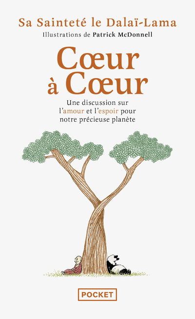Carte Coeur à coeur Dalaï-lama