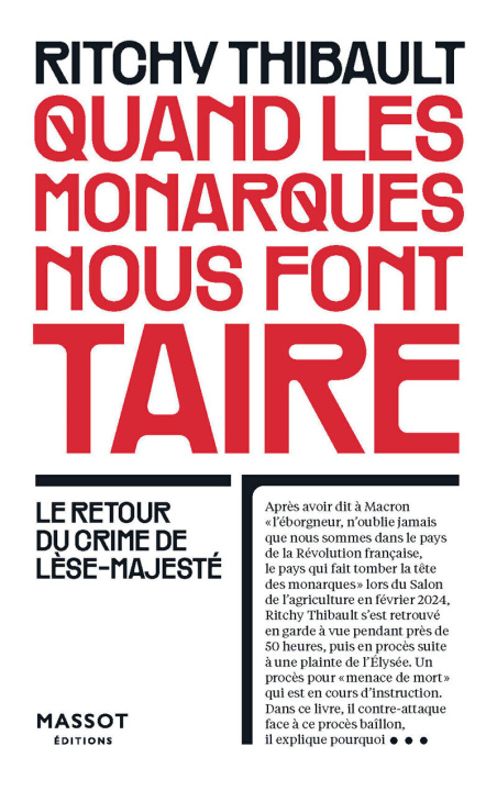 Knjiga Monarques Ritchy Thibault