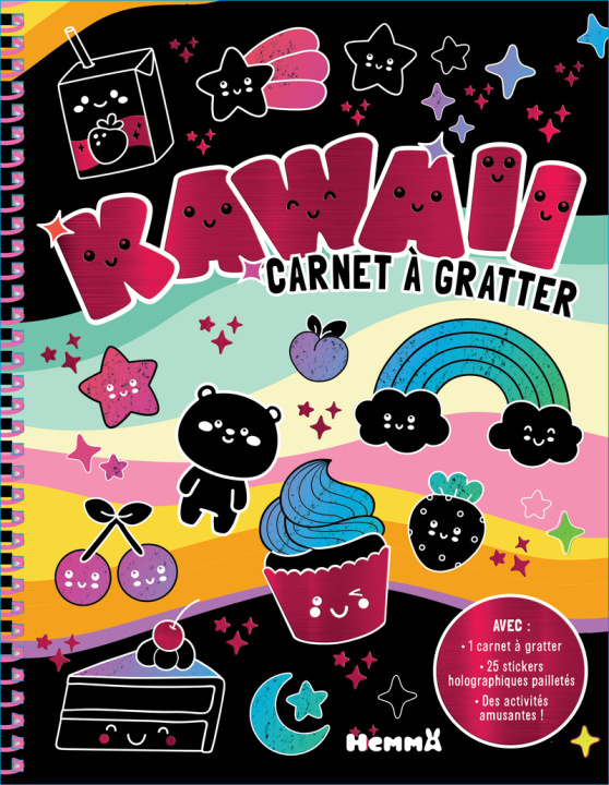 Knjiga Kawaii - Carnet à gratter 