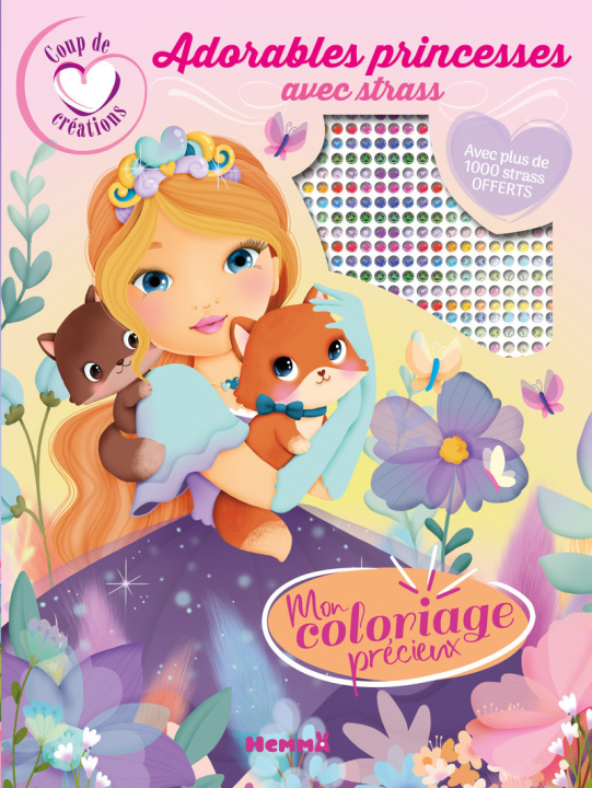 Boek Coup de coeur créations - Mon coloriage précieux - Adorables princesses 