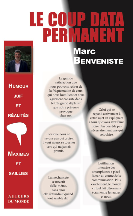 Knjiga LE COUP DATA PERMANENT : HUMOUR JUIF ET REALITES - MAXIMES ET SAILLIES BENVENISTE MARC