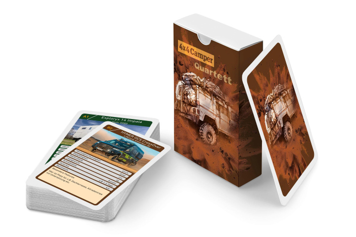 Hra/Hračka Das 4x4 Camper Quartett Die Fachzeitschrift CamperVans