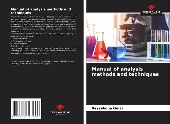 Carte Manual of analysis methods and techniques Besseboua Omar