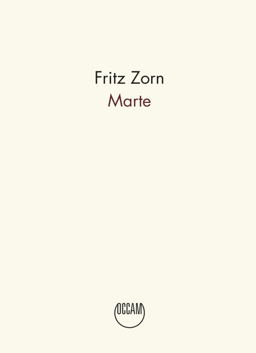 Book Marte Fritz Zorn