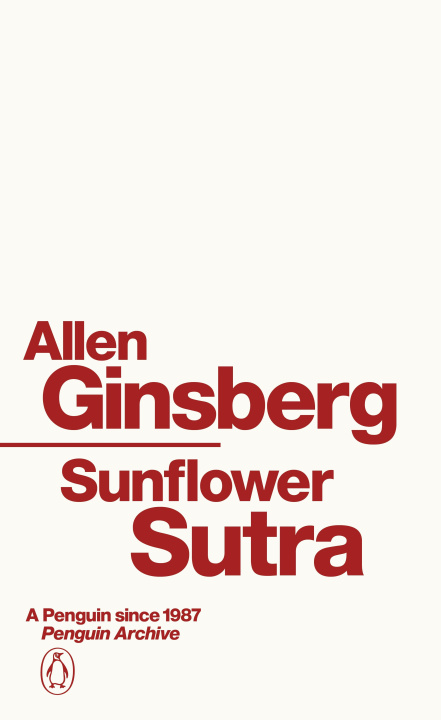 Book Sunflower Sutra Allen Ginsberg