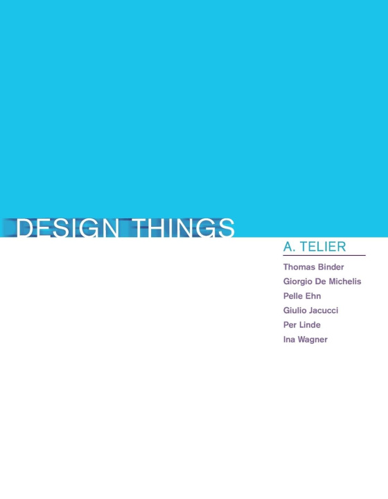 Knjiga Design Things Giorgio De Michelis