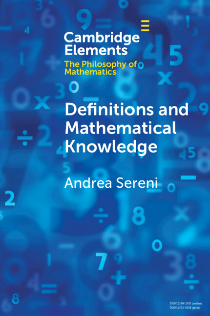 Knjiga Definitions and Mathematical Knowledge Andrea Sereni