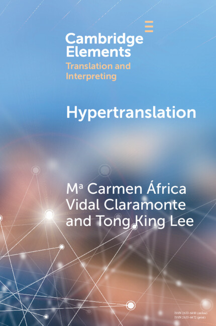 Kniha Hypertranslation Tong King Lee