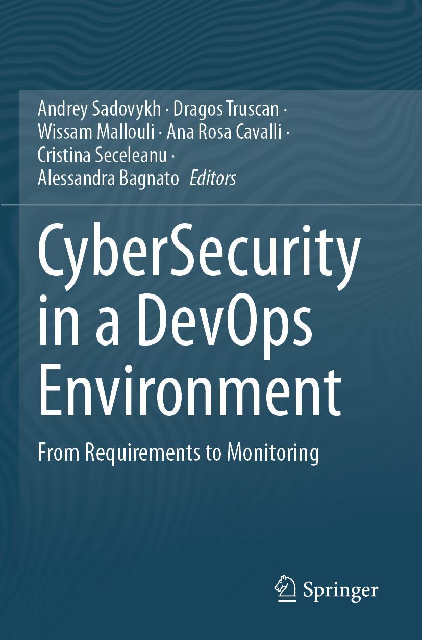 Book CyberSecurity in a DevOps Environment Dragos Truscan