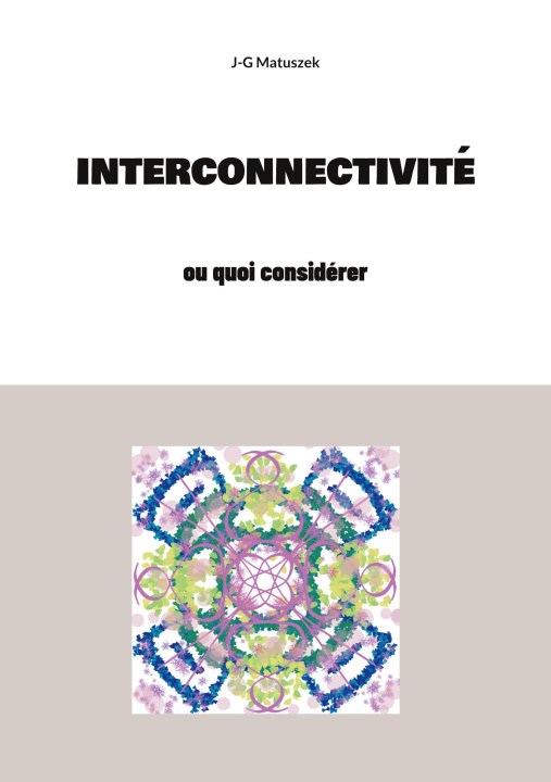 Knjiga Interconnectivité J-G Matuszek
