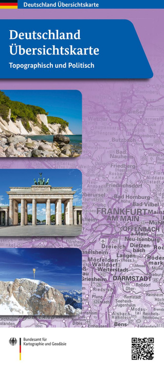 Tiskanica Deutschland Übersichtskarte BKG - Bundesamt für Kartographie und Geodäsie