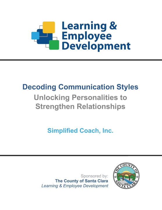 Knjiga Decoding Communication Syles Inc. Simplified Coach