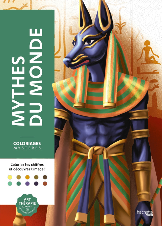 Livre Coloriages mystères - Mythes du monde 
