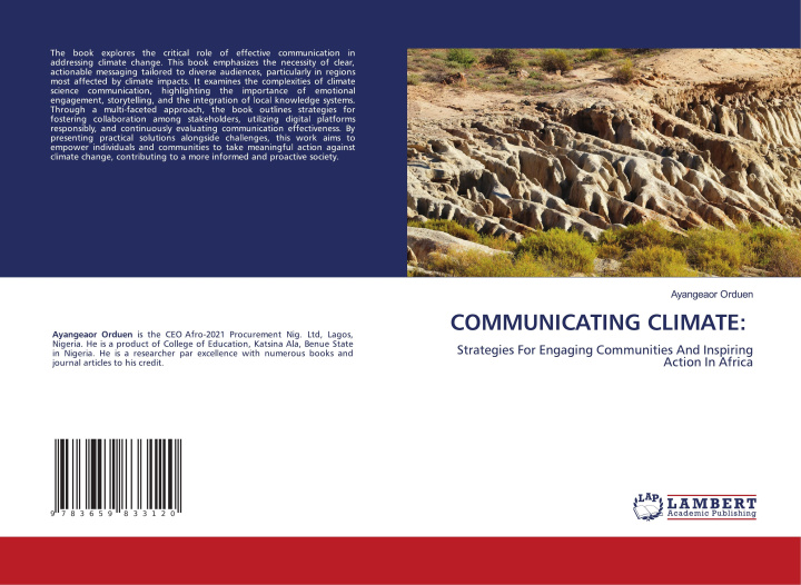 Knjiga COMMUNICATING CLIMATE: Ayangeaor Orduen