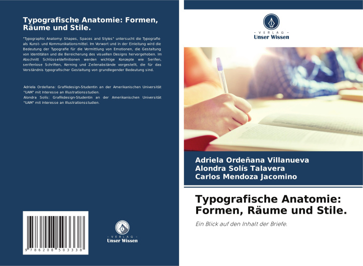 Knjiga Typografische Anatomie: Formen, Räume und Stile. Alondra Solís Talavera