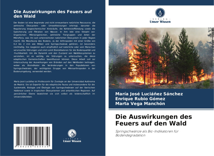 Book Die Auswirkungen des Feuers auf den Wald Enrique Rubio Gómez
