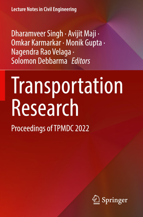 Boek Transportation Research Avijit Maji