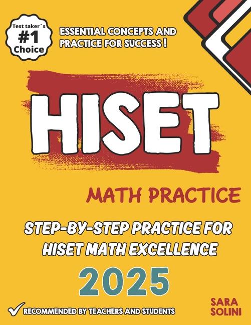 Kniha HISET Math Practice Sara Solini