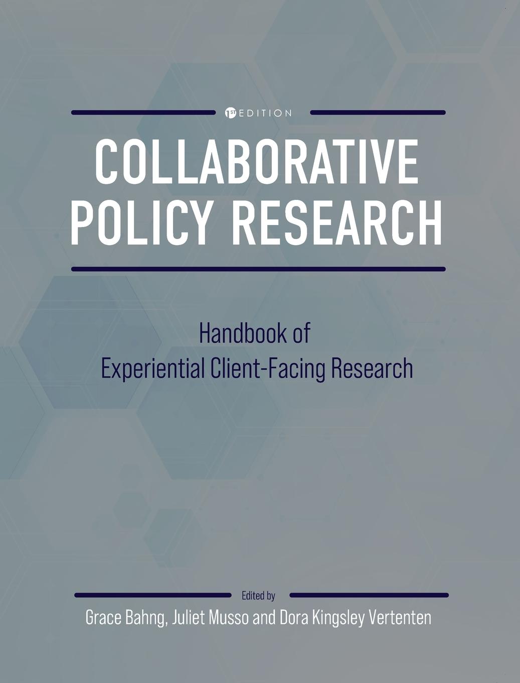 Book Collaborative Policy Research Dora Kingsley Vertenten