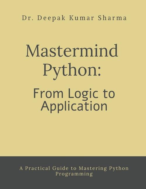 Knjiga Mastermind Python Dr. Deepak Kumar Sharma