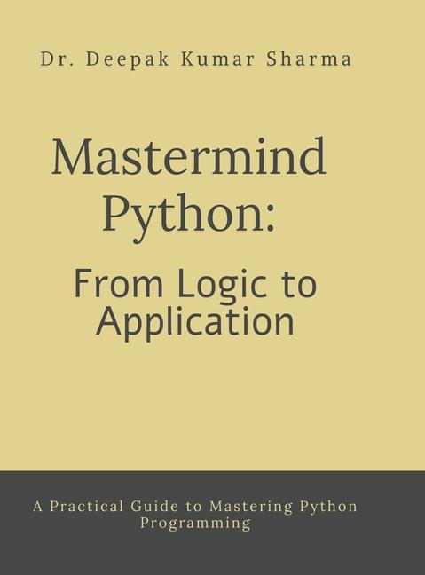 Knjiga Mastermind Python Dr. Deepak Kumar Sharma