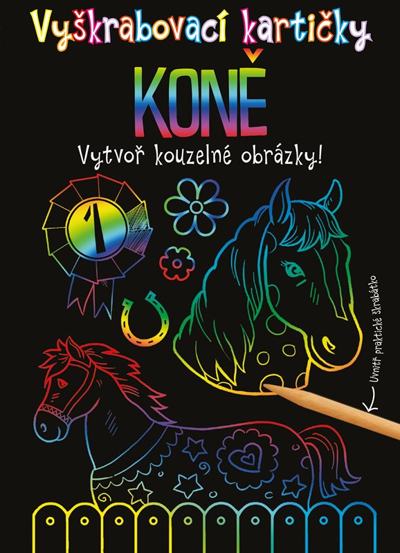 Livro Vyškrabovací kartičky: Koně 