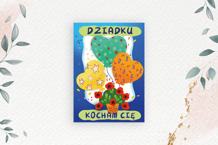 Knjiga Laurka B6 Balony Dziadek 