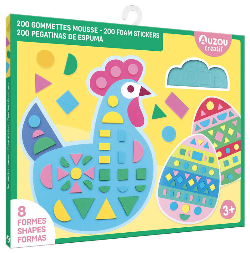 Knjiga 200 gommettes mousse 