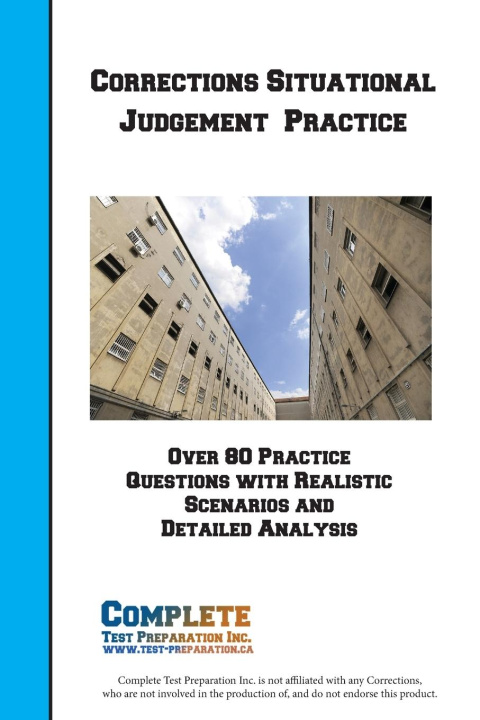 Knjiga Corrections   Situation Judgement  Practice Workbook Complete Test Preparation Inc.