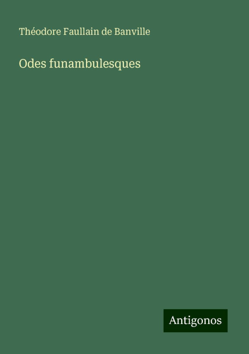 Knjiga Odes funambulesques 