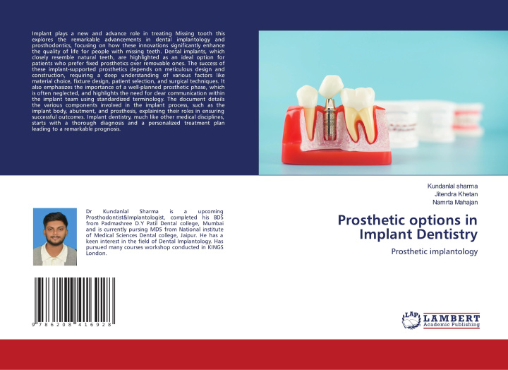 Kniha Prosthetic options in Implant Dentistry Jitendra Khetan