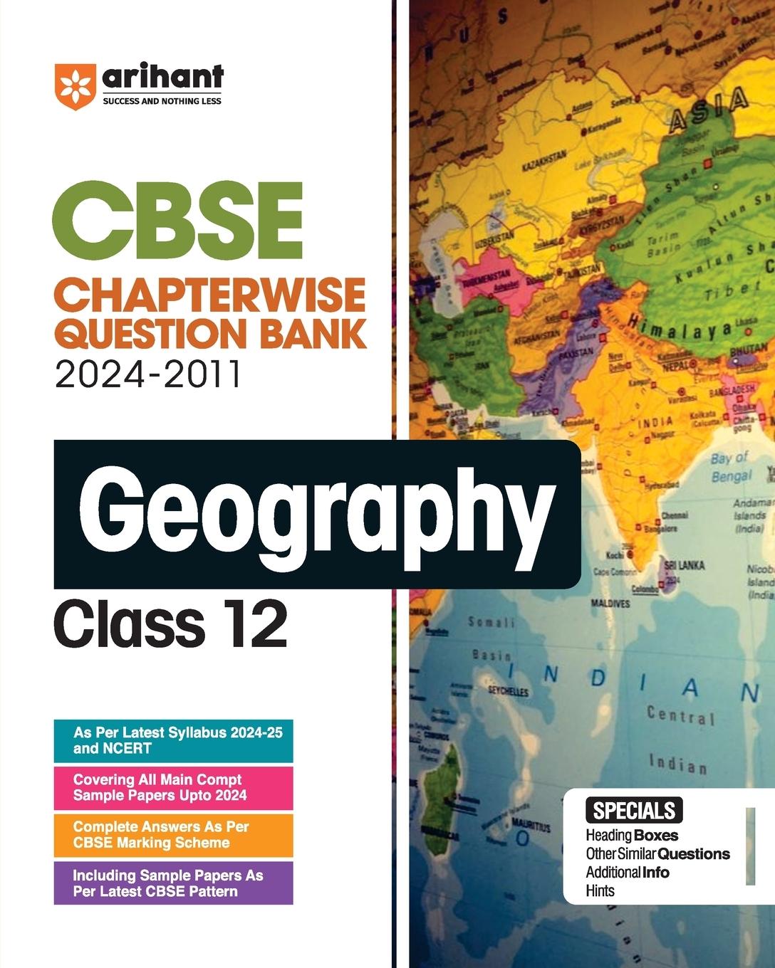 Knjiga CBSE Chapterwise Geography 12th Susmita Dhar