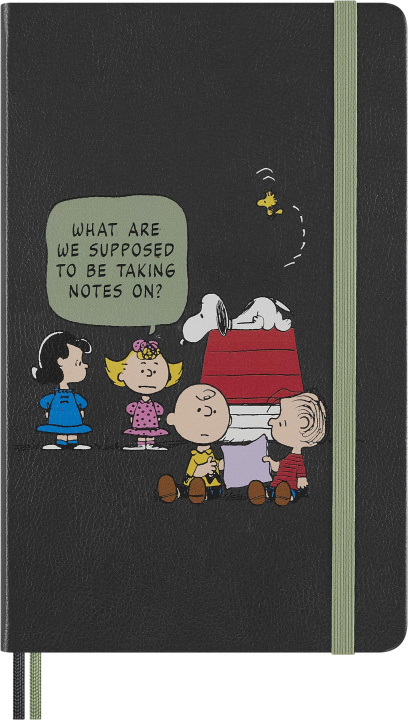 Calendario/Agenda Moleskine Peanuts Gruppe Notizbuch limitierte Ausgabe, L/A5, liniert, fester Einband, Grau 
