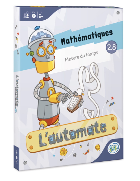 Książka AUTOMATE MATHÉMATIQUES 2.8 - MESURE DU TEMPS Lucie Barriault
