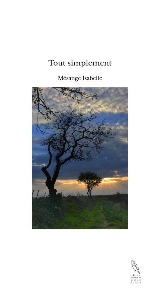 Knjiga Tout simplement Isabelle