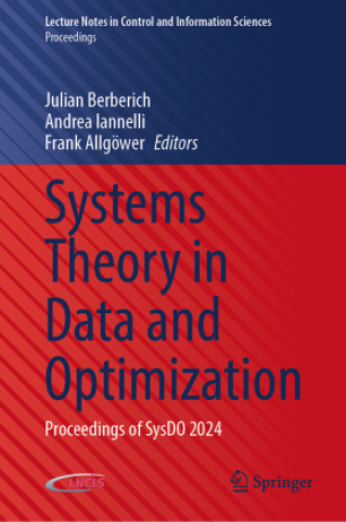 Knjiga Systems Theory in Data and Optimization Julian Berberich