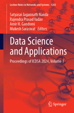 Knjiga Data Science and Applications Satyasai Jagannath Nanda