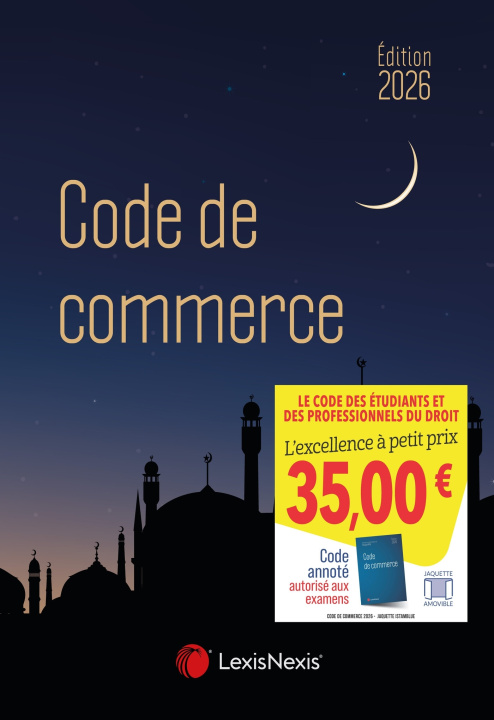 Knjiga Code de commerce 2026 -  Jaquette Istamblue Philippe Pétel