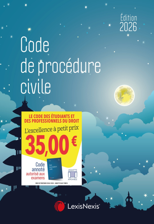 Kniha Code de procédure civile 2026 - Jaquette Blue temple Loïc Cadiet