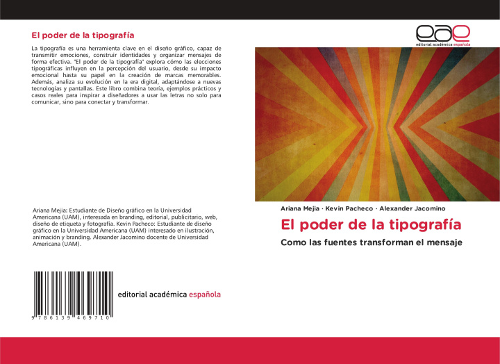 Knjiga El poder de la tipografía Ariana Mejia