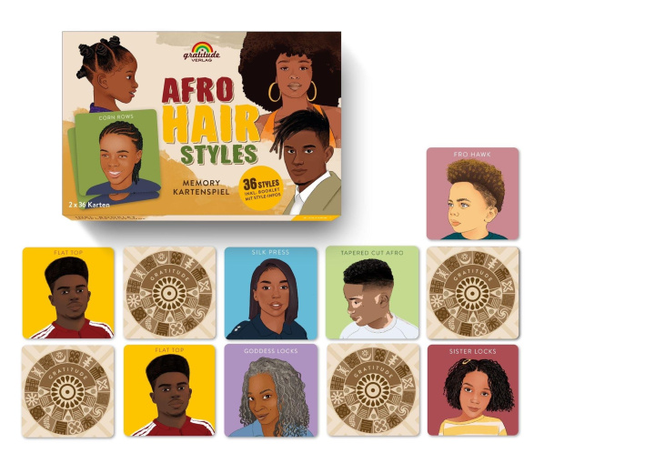 Igra/Igrača Afro-Haar-Memory Nicole Gebel