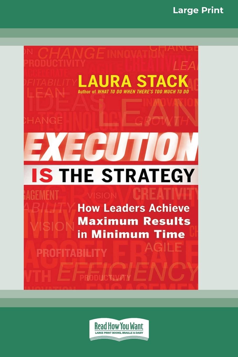Book Execution Is the Strategy Laura Stack