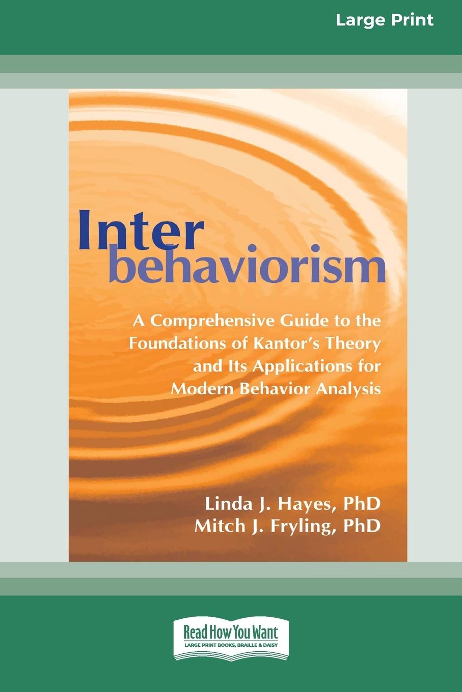 Knjiga Interbehaviorism Linda Hayes