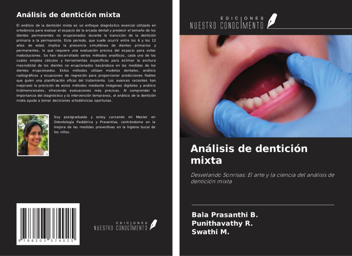 Knjiga Análisis de dentición mixta Punithavathy R.