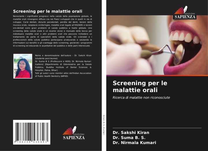 Knjiga Screening per le malattie orali Suma B. S.