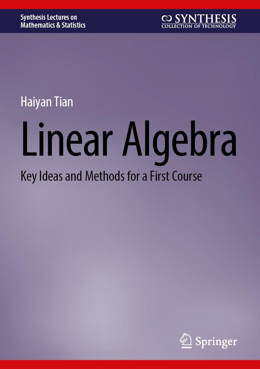 Książka Linear Algebra Haiyan Tian