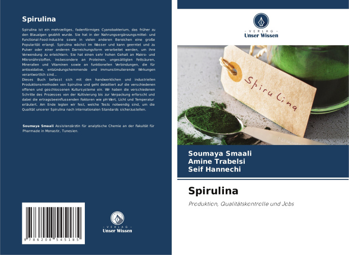 Book Spirulina Soumaya Smaali