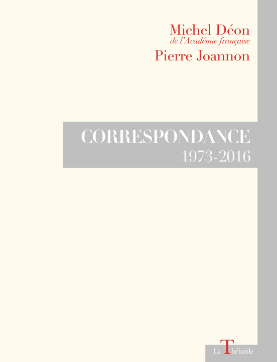 Knjiga CORRESPONDANCE 1973-2016 DEON