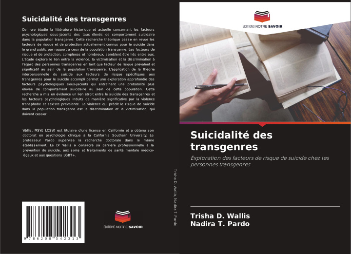 Knjiga Suicidalité des transgenres Trisha D. Wallis