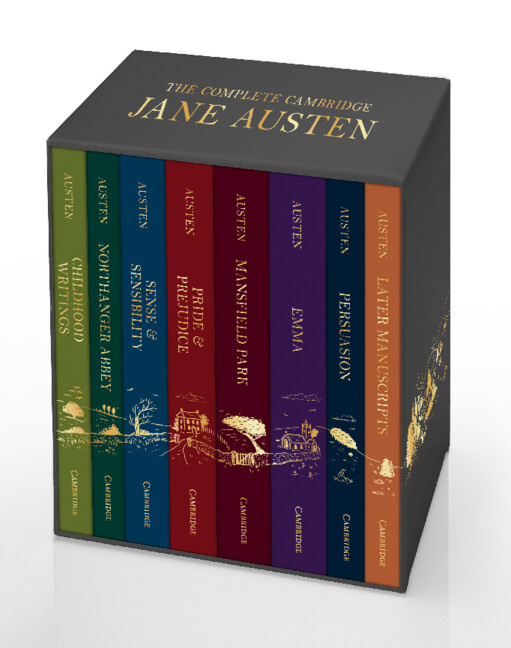 Boek The Complete Cambridge Jane Austen 8 Volume Hardback Set Janet Todd